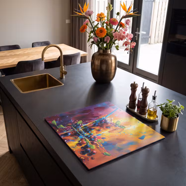 Induction hob protector - Explosion of Fruit and Color — 2