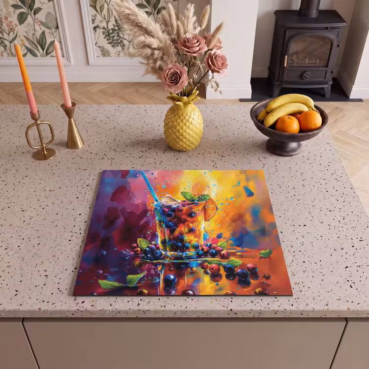 Induction hob protector - Explosion of Fruit and Color — 3