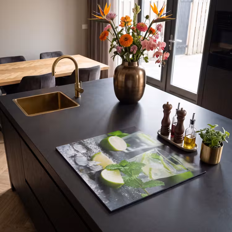 Induction hob protector - Freshness in Glass — 2
