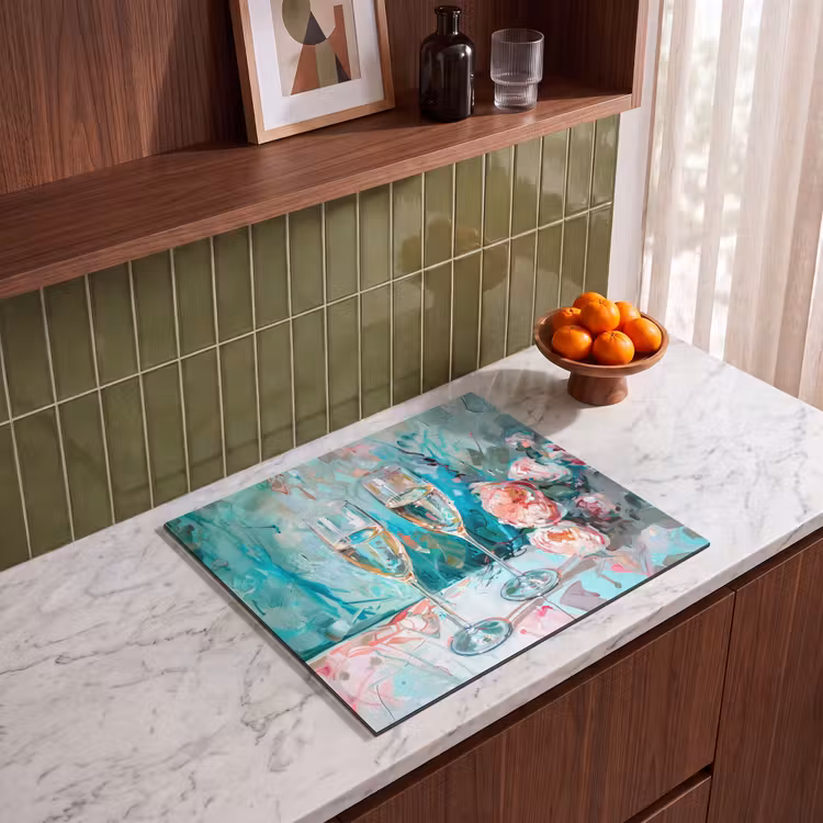 Induction hob protector - Impressionistic Cheers — 4