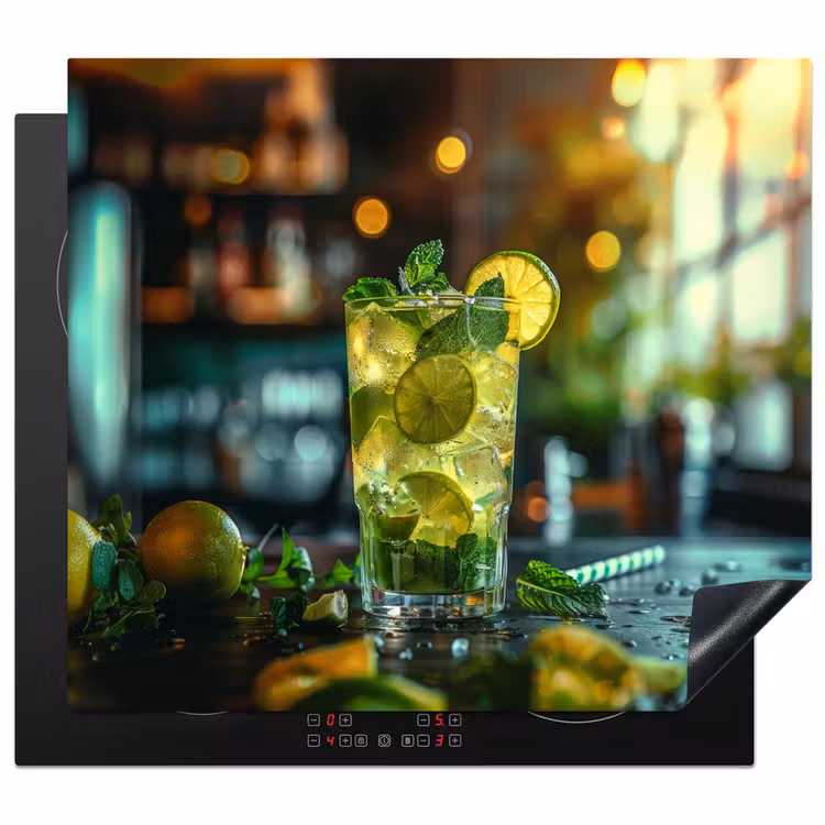 Induction hob protector - Citrus Mojito in Bar Environment — 1