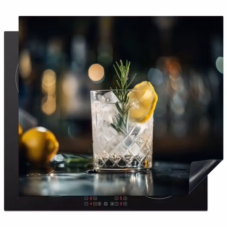 Induction hob protector - Gin tonic with a Touch of Lemon — 1