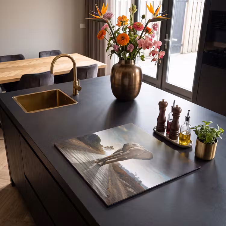 Induction hob protector - Traveler at Sunrise — 2