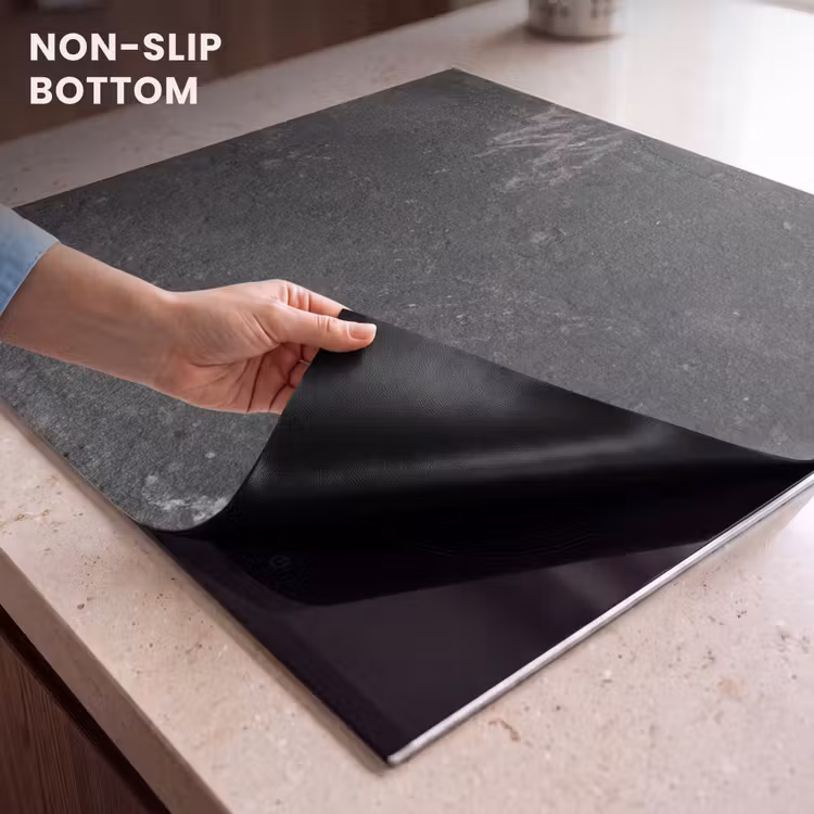 Induction hob protector - Past in Concrete Etched — 5