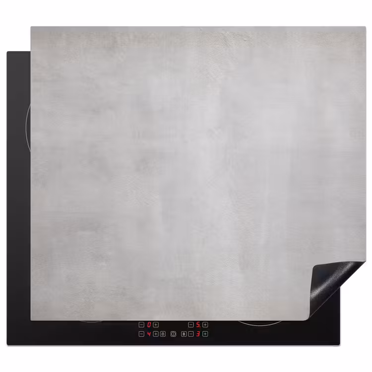 Induction hob protector - Silent Concrete Canvas — 1