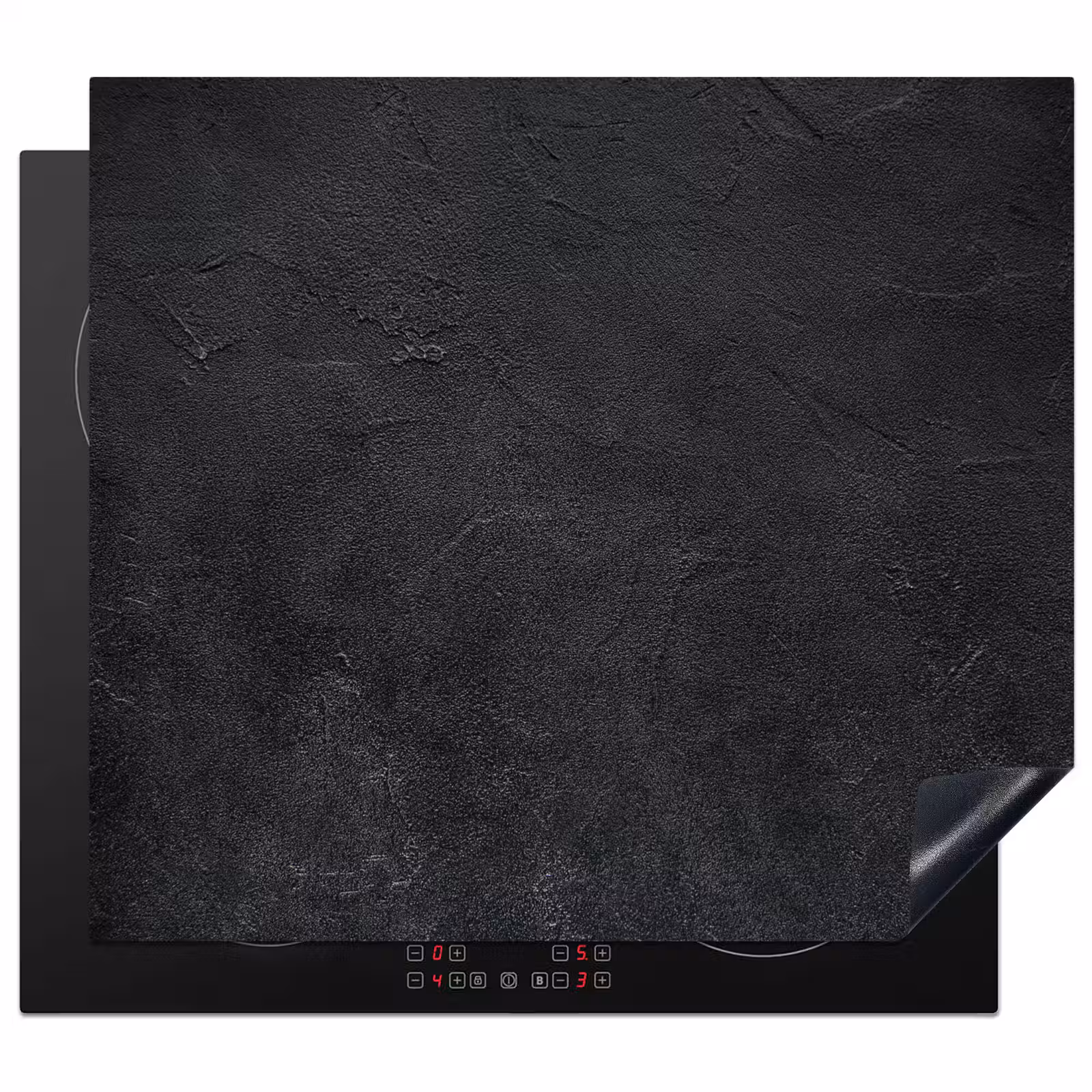 Induction hob protector - Deep Anthracite Texture — 1