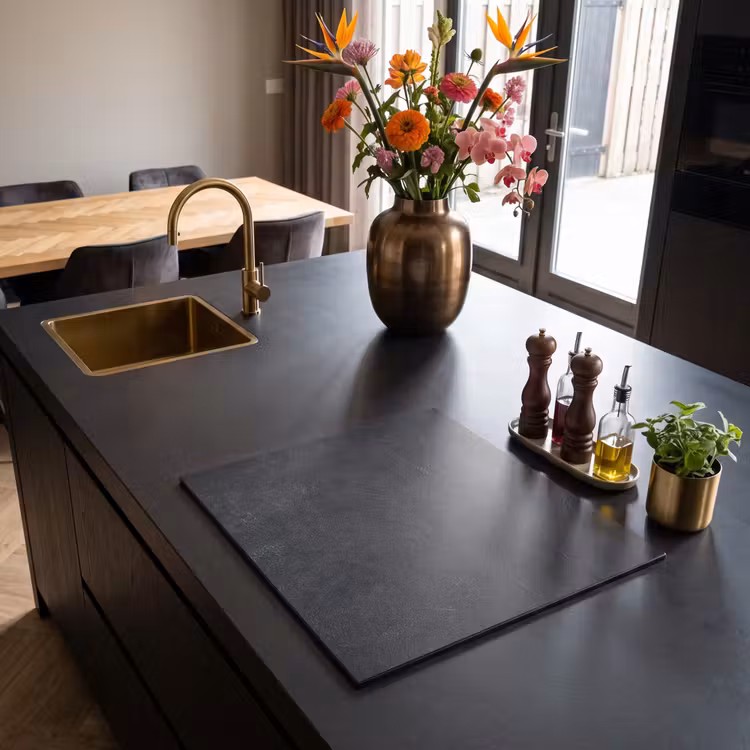 Induction hob protector - Deep Anthracite Texture — 2