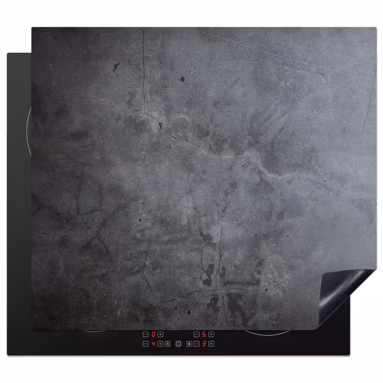 Induction hob protector - Gray Concrete Shards — 1
