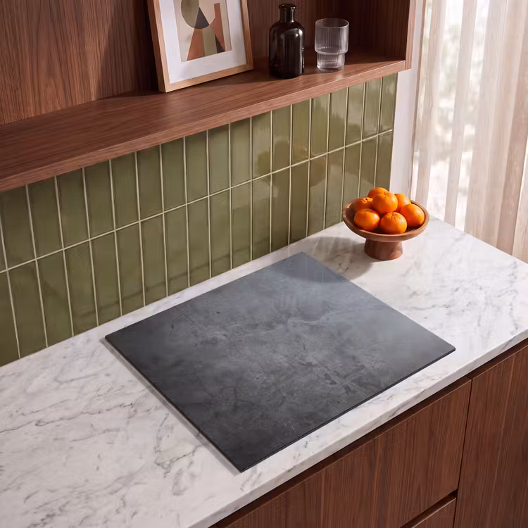 Induction hob protector - Gray Concrete Shards — 4