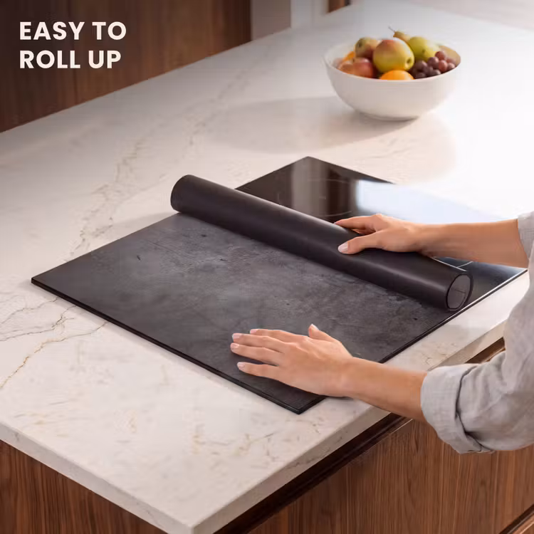 Induction hob protector - Gray Concrete Shards — 6
