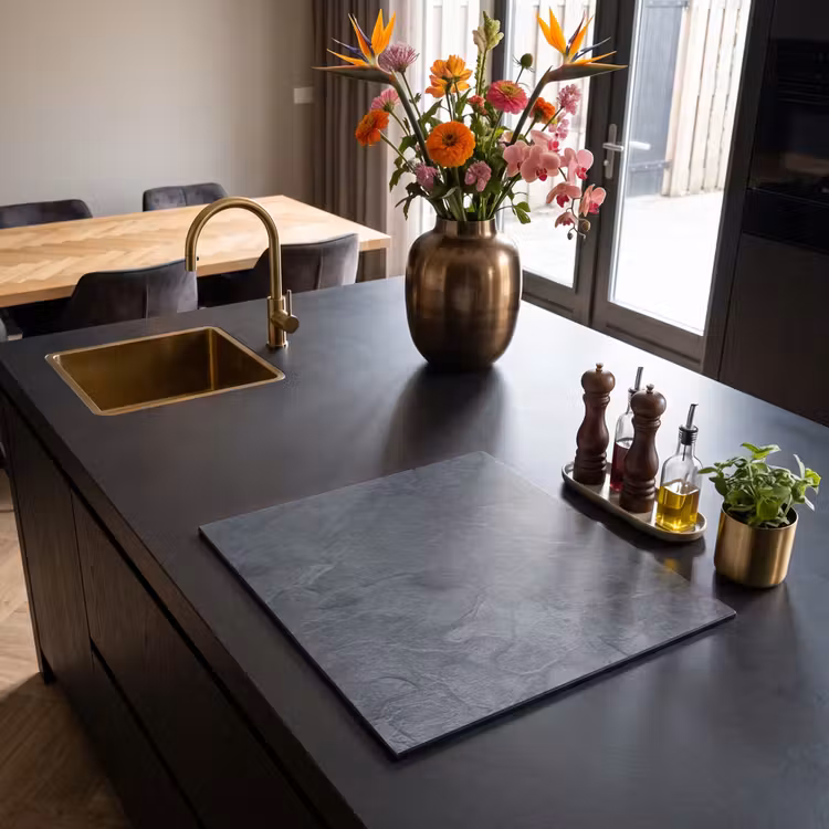 Induction hob protector - Weathered Anthracite Canvas — 2