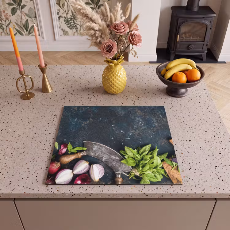 Induction hob protector - Chef's Knife and Fresh Ingredients — 3