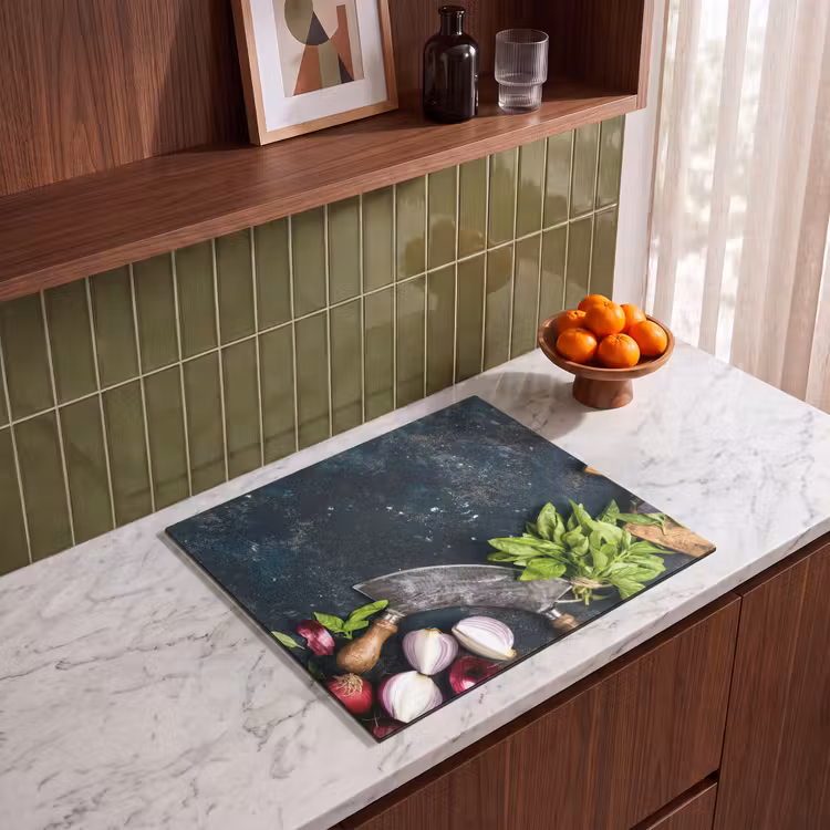 Induction hob protector - Chef's Knife and Fresh Ingredients — 4
