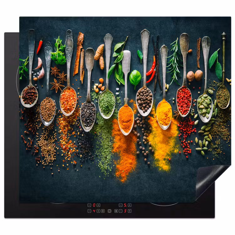 Induction hob protector - Herbs - Spices - Spoons — 1