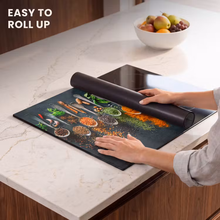 Induction hob protector - Herbs - Spices - Spoons — 6