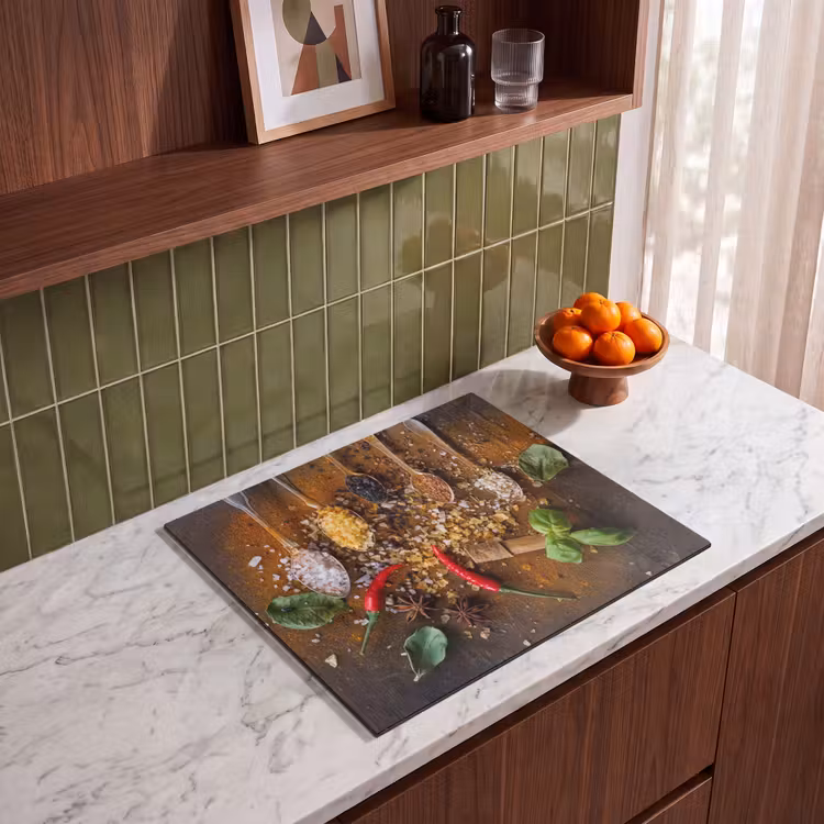 Induction hob protector - Flavor Explosion in Spoons — 4