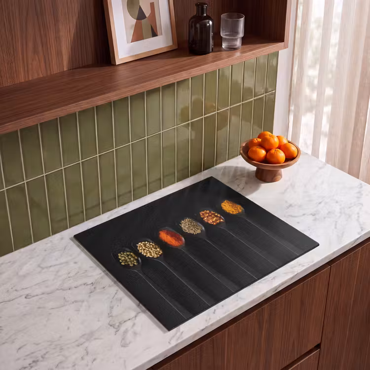 Induction hob protector - Colorful Herbs Quartet — 4