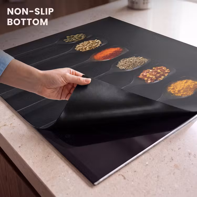 Induction hob protector - Colorful Herbs Quartet — 5