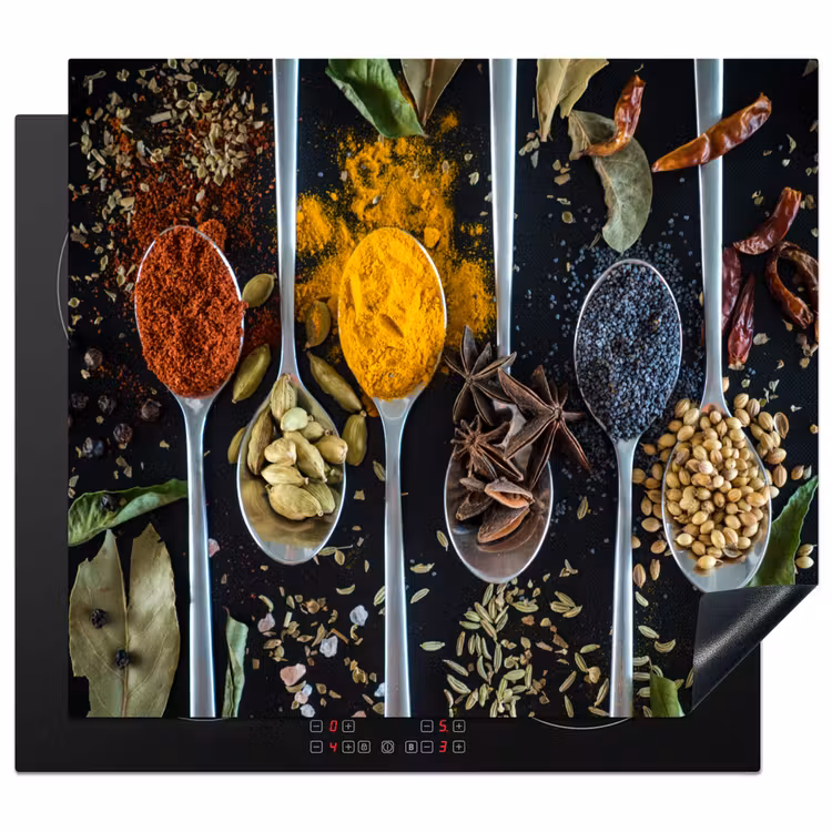 Induction hob protector - Mosaic of Herbs and Spices — 1
