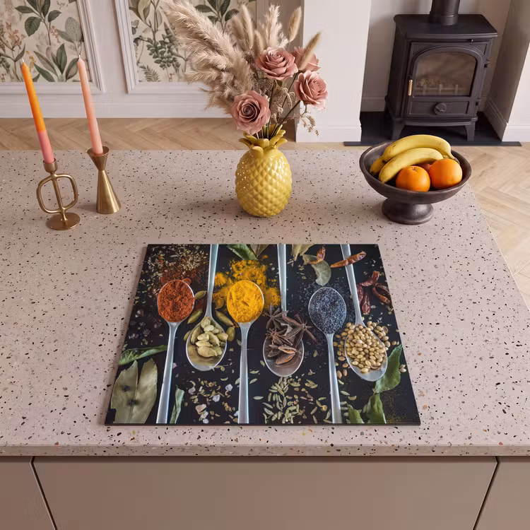 Induction hob protector - Mosaic of Herbs and Spices — 3