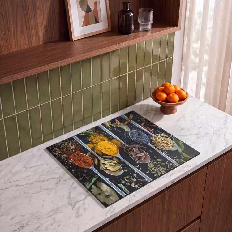 Induction hob protector - Mosaic of Herbs and Spices — 4