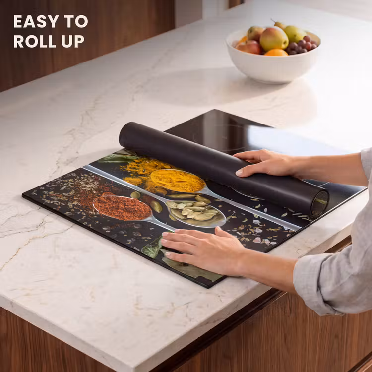 Induction hob protector - Mosaic of Herbs and Spices — 6