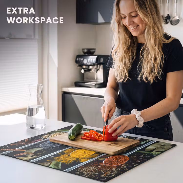 Induction hob protector - Mosaic of Herbs and Spices — 7