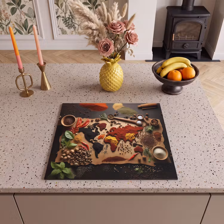 Induction hob protector - World Map of Herbs — 3
