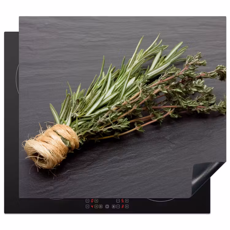Induction hob protector - Herb Owl Elegance — 1