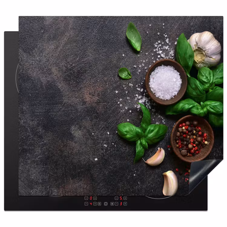 Induction hob protector - Herbs - Still Life - Concrete — 1
