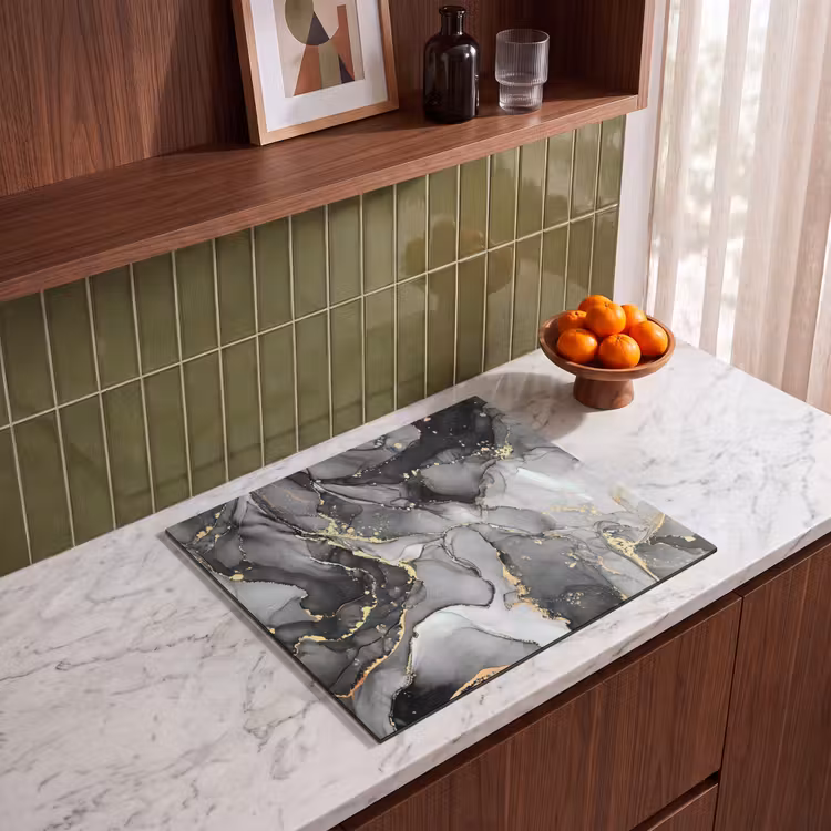 Induction hob protector - Gold veins by Monochrome Mountains — 4