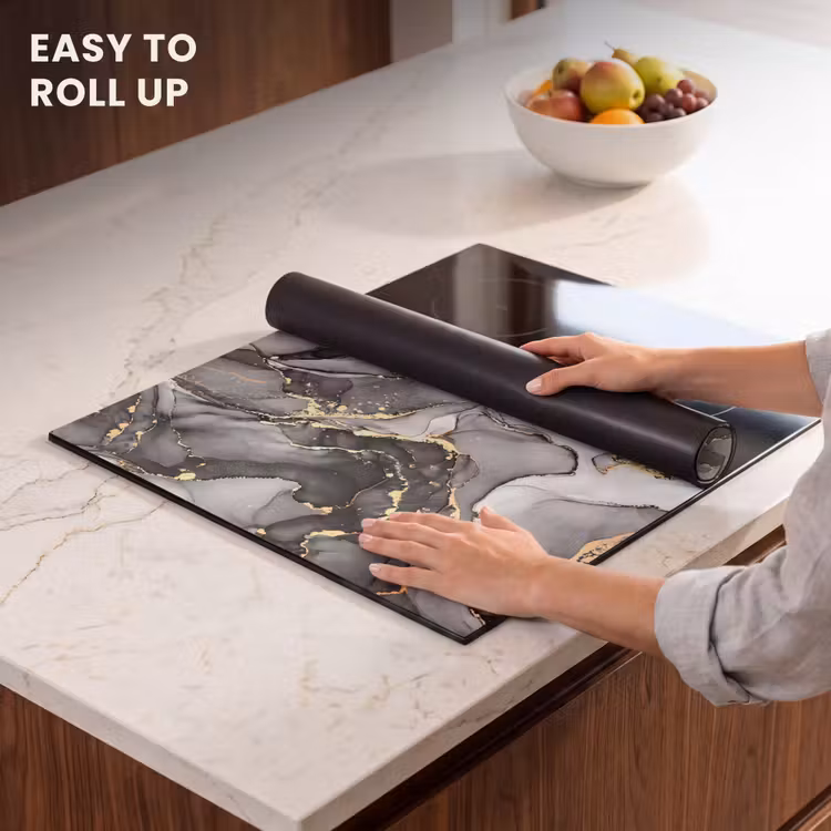 Induction hob protector - Gold veins by Monochrome Mountains — 6