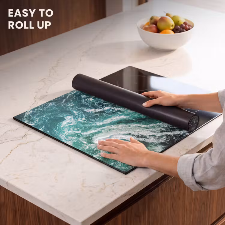 Induction hob protector - Raging Sea Waves — 6