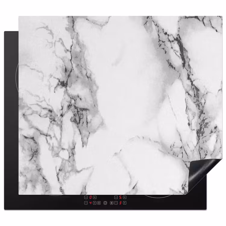 Induction hob protector - Whispers of Marble Branches — 1