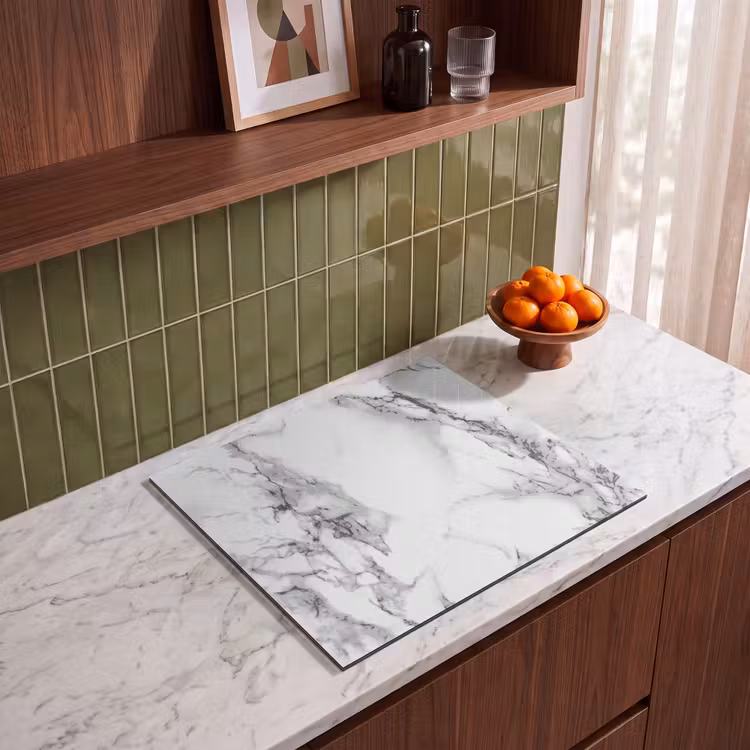 Induction hob protector - Whispers of Marble Branches — 4