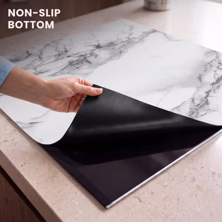 Induction hob protector - Whispers of Marble Branches — 5