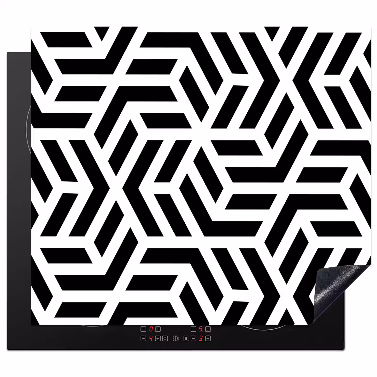 Induction hob protector - Geometric Labyrinth — 1
