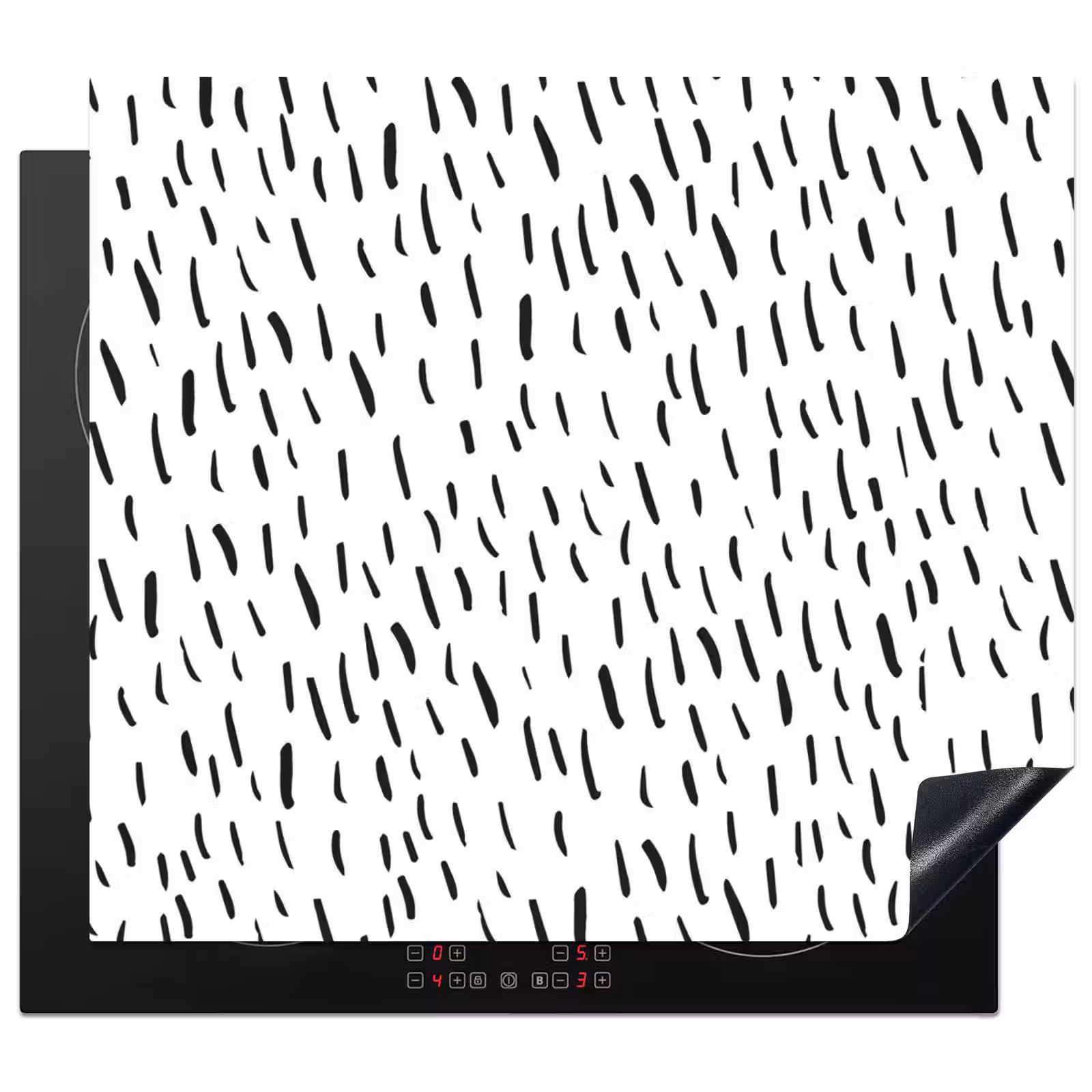 Induction hob protector - Zebra Stripes of Minimalism — 1