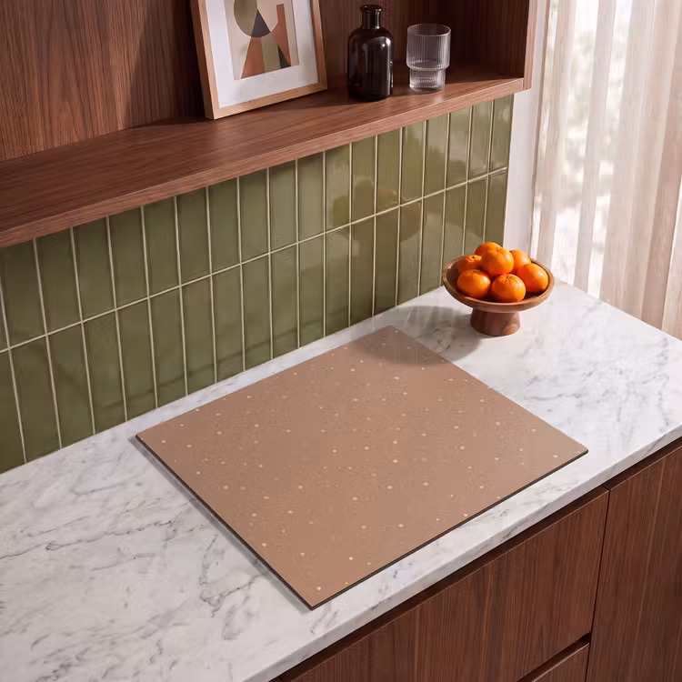 Induction hob protector - Stardust on Terracotta — 4