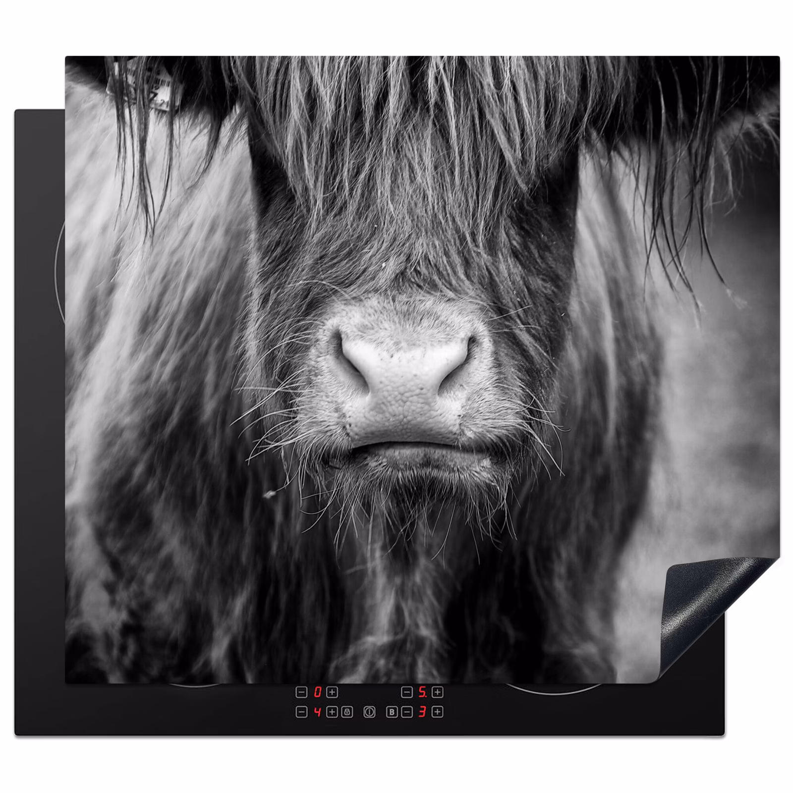 Induction hob protector - Stoic Gaze — 1