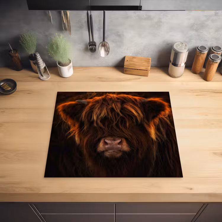 Induction hob protector - Fiery Moons — 2