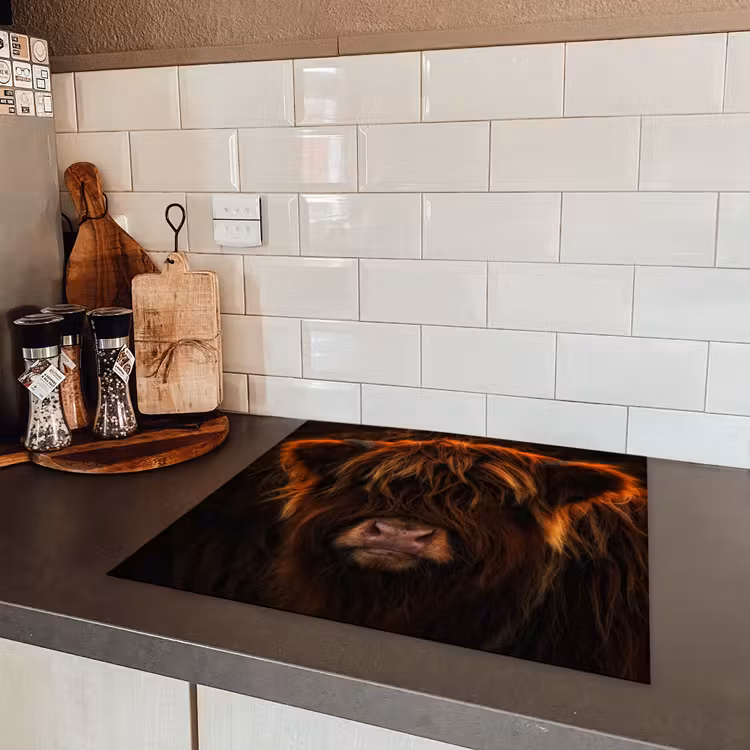 Induction hob protector - Fiery Moons — 3