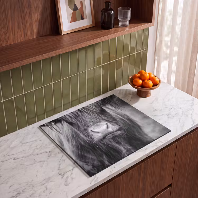 Induction hob protector - Stoic Gaze — 4