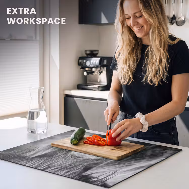 Induction hob protector - Stoic Gaze — 7