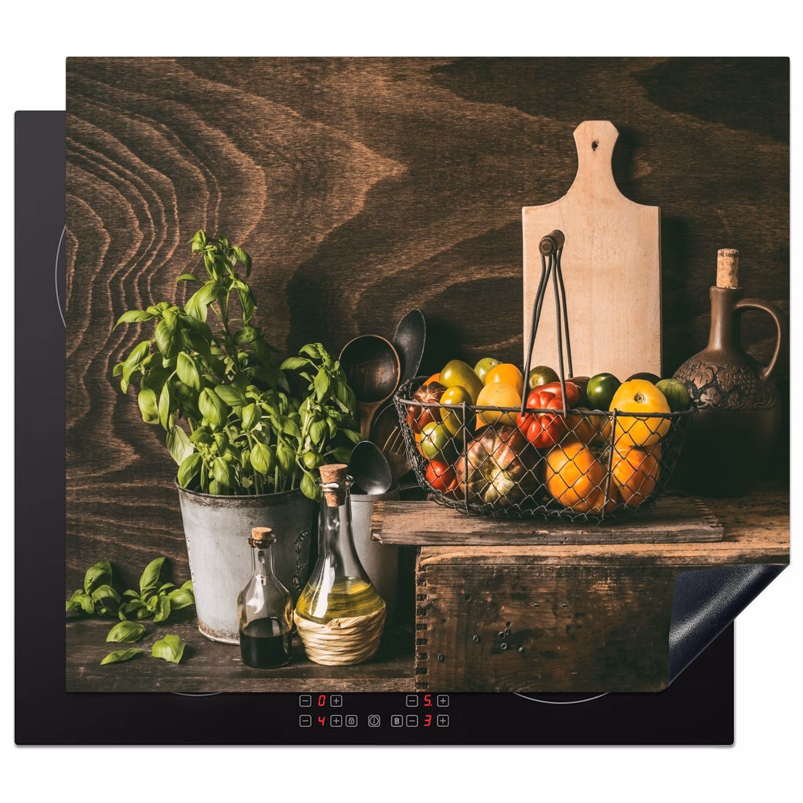 Induction hob protector - Aromas of Mediterranean Cuisine — 1