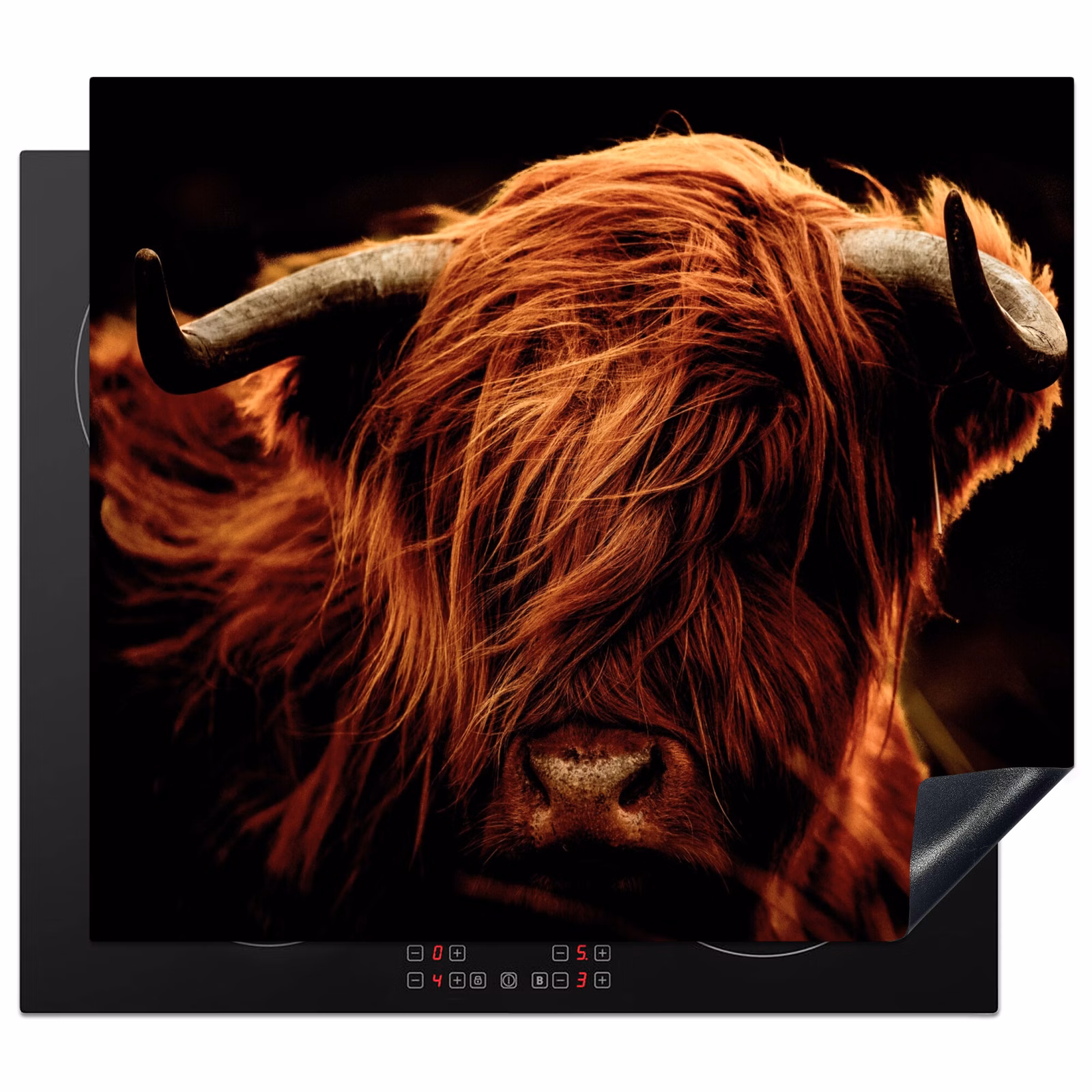 Induction hob protector - Fiery Gaze — 1