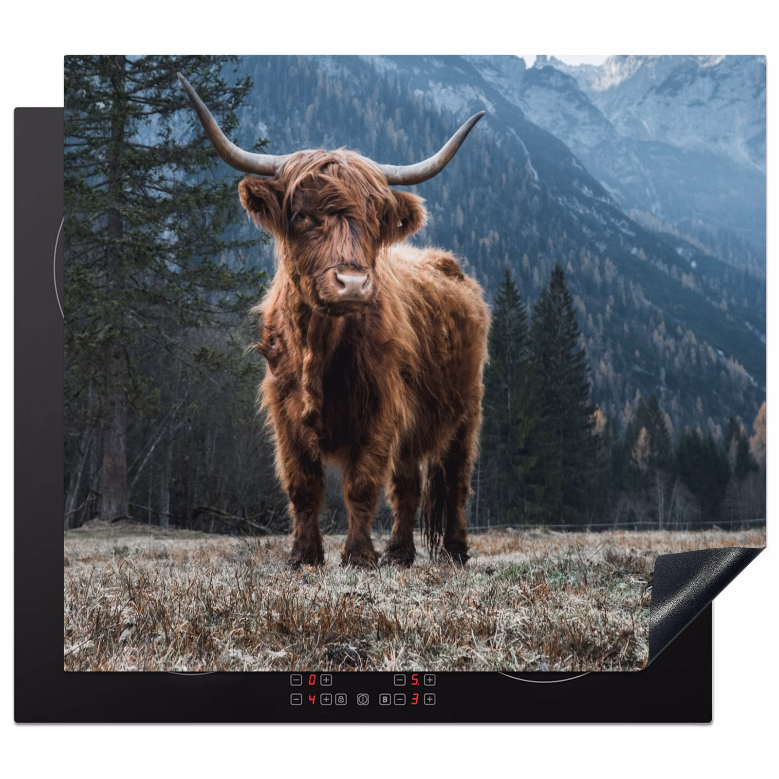 Induction hob protector - Mountain dweller at Dusk — 1