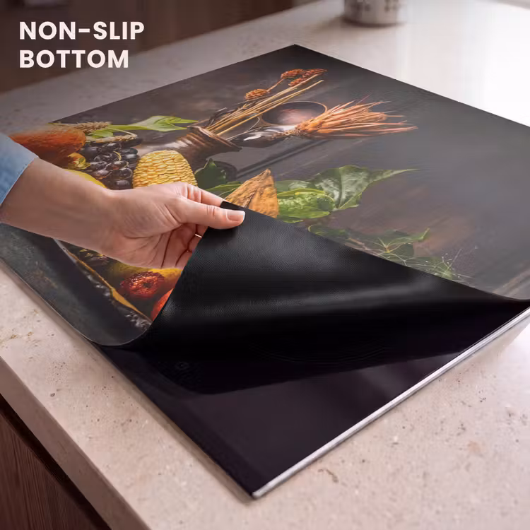 Induction hob protector - Autumn bounty in Morning Glow — 5