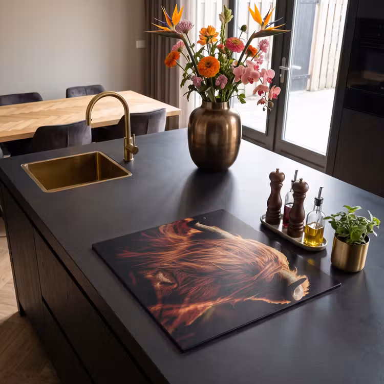 Induction hob protector - Fiery Gaze — 2