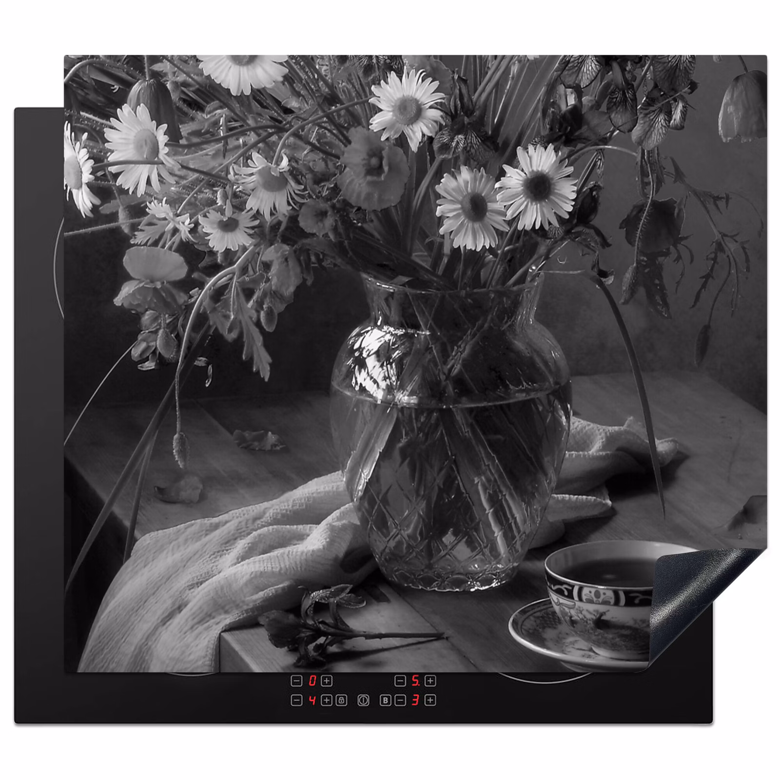 Induction hob protector - Monochrome Moment — 1